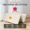 Nệm bông ép Vạn Thành vải Cotton