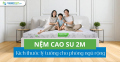 Nệm cao su 2m: Kích thước lý tưởng cho phòng ngủ rộng