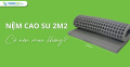 Có nên mua nệm cao su 2m2 không?