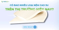 Có bao nhiêu loại nệm cao su trên thị trường hiện nay?
