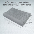 Gối cao su dợn sóng massage than hoạt tính TATANA