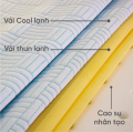 Đệm cao su nhân tạo mát lạnh gấp 3 TATANA