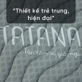 Đệm cao su tổng hợp vải gấm lạnh gấp 2 TATANA