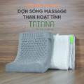 Gối cao su dợn sóng massage than hoạt tính TATANA