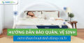 Hướng dẫn bảo quản và vệ sinh nệm than hoạt tính đúng cách