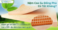 Nệm cao su Đồng Phú có tốt không?