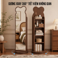 Kệ gương xoay kết hợp kệ sách Tatana KS059