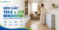  Nệm gấp 1m4 x 2m: Giải pháp tối ưu cho không gian sống