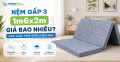 Nệm gấp 3 1m6x2m giá bao nhiêu? Các loại phổ biến hiện nay