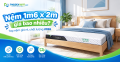 Nệm 1m6 x 2m giá bao nhiêu? Top nệm giá rẻ, chất lượng 2026