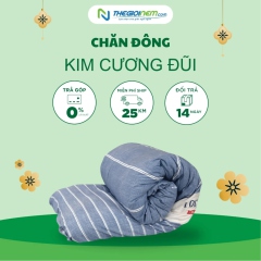 Chăn Đông Kim Cương Đũi Giảm Giá 40% Tai Thegioinem.com