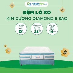 Đệm Lò Xo Kim Cương Diamond 5 Sao Khuyến Mãi 25% Tại Thegioinem.com