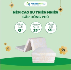 Nệm Cao Su Thiên Nhiên Gấp Đồng Phú Xả Kho | Thegioinem.com