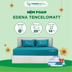 Nệm Foam Edena TencelOmatt Mua 1 Tặng 7 - Thế Giới Nệm