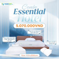 Combo Essential Hotel – Giải pháp nệm & ga gối chuẩn khách sạn