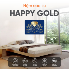 Nệm Cao Su Kim Cương Happy Gold Giảm 20% Kèm Quà Tặng | Thegioinem.com