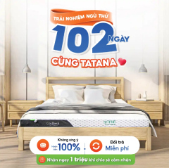 Nệm Cao Su Thiên Nhiên TATANA Cool Fresh Khuyến Mãi 25% | Thegioinem.com