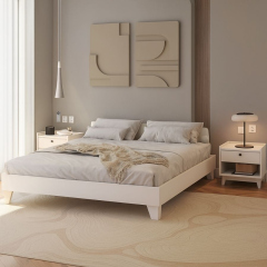 Giường Divan Gỗ Chân Thấp Tatana MDF042 thiết kế đơn giản, chắc chắn