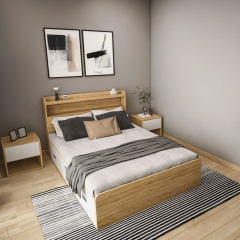 Giường ngủ ngăn kéo Tatana MDF054 thiết kế đơn giản, sang trọng và tinh tế