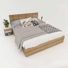 Giường gỗ Tatana MDF005 Khuyến Mãi Hấp Dẫn tại Thegioinem.com