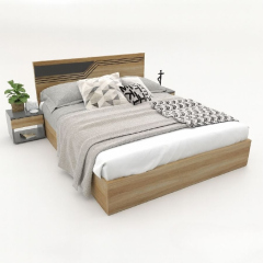 Giường gỗ Tatana MDF022 Khuyến Mãi Hấp Dẫn tại Thegioinem.com
