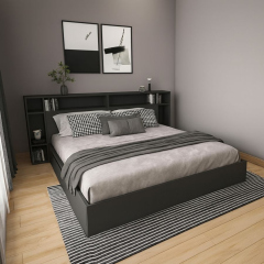 Giường Ngủ Ngăn Kéo Liền Kệ Đầu Giường Tatana MDF051 ưu đãi 20% tại Thế Giới Nệm