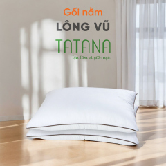 Gối Nằm Lông Vũ Nhân Tạo TATANA Giá Tốt tại Thế Giới Nệm