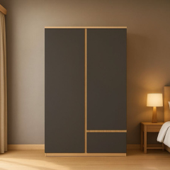 Tủ quần áo gỗ MDF TU048 thiết kế đơn giản, nhỏ gọn phù hợp gia đình bạn