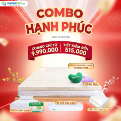 Combo Hạnh Phúc - Trọn bộ nệm ga gối giá tốt
