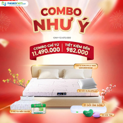 Combo Như Ý - Trọn bộ nệm ga gối giá tốt