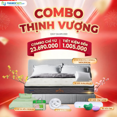 Combo Thịnh Vượng - Trọn bộ nệm ga gối giá tốt