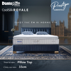 Nệm lò xo Dunlopillo CoolSilk ROYALE Prestige giảm 20% | Thế Giới Nệm