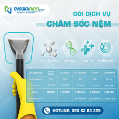 Gói Chăm Sóc Nệm | Tiện ích - Tiết kiệm chi phí, thời gian