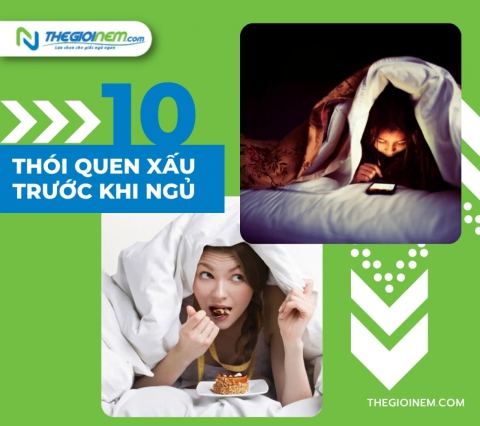 10 Thói Quen Xấu Trước Khi Ngủ...Bạn Mắc Phải Bao Nhiêu?