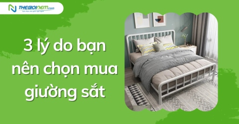 3 lý do bạn nên chọn mua giường sắt