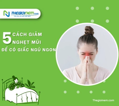 5 cách đánh bay nghẹt mũi để có giấc ngủ ngon