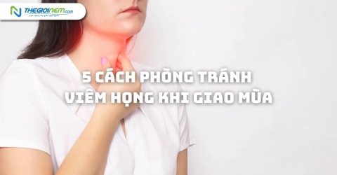 5 cách phòng tránh viêm họng khi giao mùa