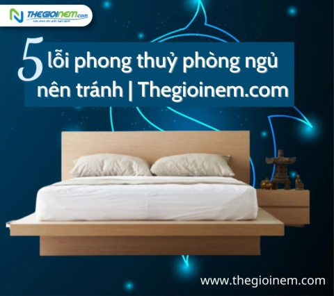 5 lỗi phong thuỷ phòng ngủ nên tránh | Thegioinem.com