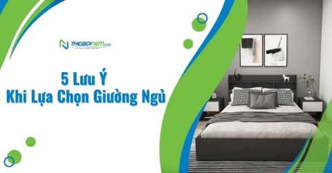 5 Lưu Ý Khi Lựa Chọn Giường Ngủ - Thegioinem.com