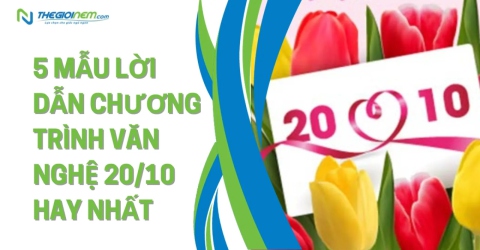 5 mẫu lời dẫn chương trình văn nghệ 20/10 hay nhất