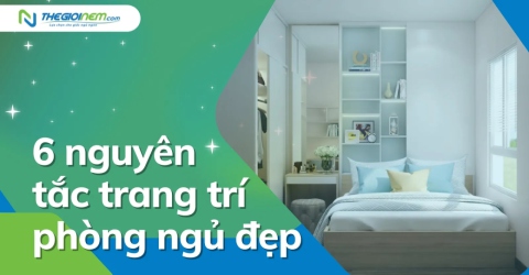 6 nguyên tắc trang trí phòng ngủ đẹp