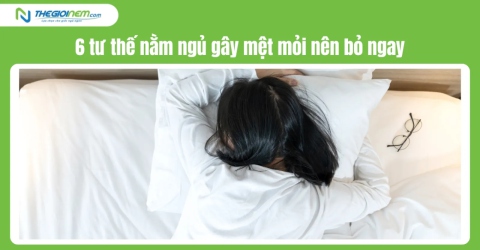 6 tư thế nằm ngủ gây mệt mỏi nên bỏ ngay