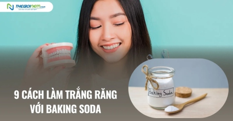 9 cách làm trắng răng với baking soda