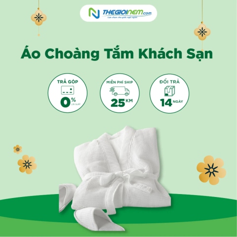 Áo Choàng Tắm Khách Sạn | Áo choàng cao cấp | Thegioinem.com