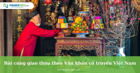 Bài cúng giao thừa theo Văn khấn cổ truyền Việt Nam