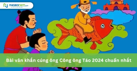 Bài văn khấn cúng ông Công ông Táo 2024 chuẩn nhất