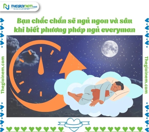 Bạn chắc chắn sẽ ngủ ngon và sâu khi biết phương pháp ngủ everyman