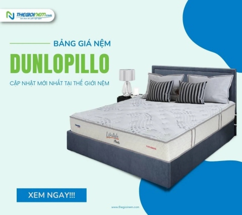 Bảng giá nệm Dunlopillo mới nhất 2024