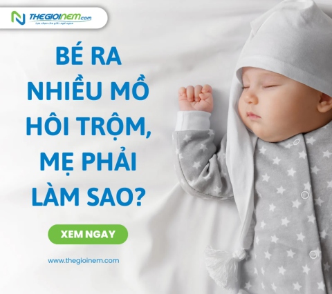 Bé Ra Nhiều Mồ Hôi Trộm, Mẹ Phải Làm Sao?