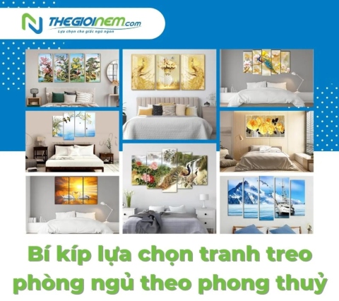 Bí kíp lựa chọn tranh treo phòng ngủ theo phong thuỷ